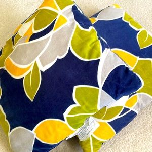 Flowered Throw Pillows